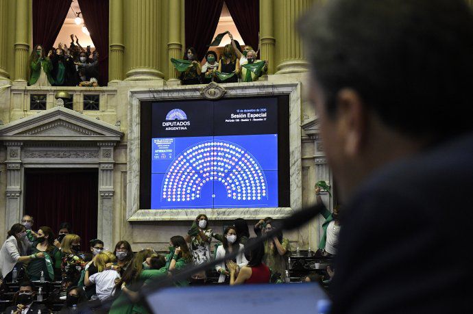 Diputados dio media sanción a la legalización del aborto