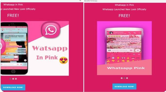 "WhatsApp in pink" o WhatsApp en rosa, el nuevo engaño que circula por las redes