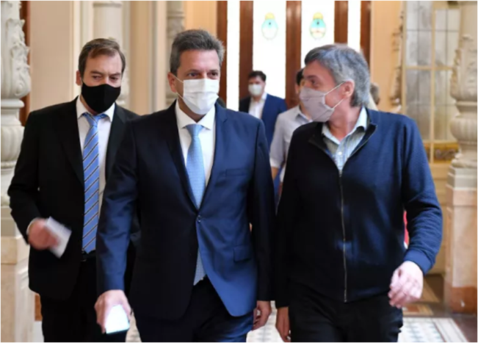 Máximo Kirchner y Sergio Massa