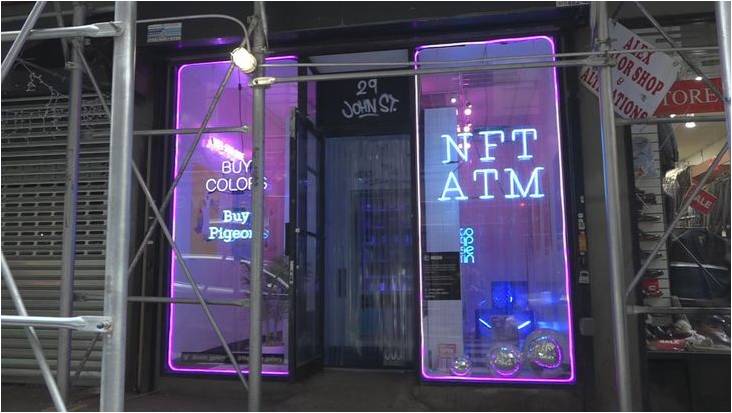 Deja a un lado las golosinas: una máquina expendedora de Nueva York ahora vende arte NFT
