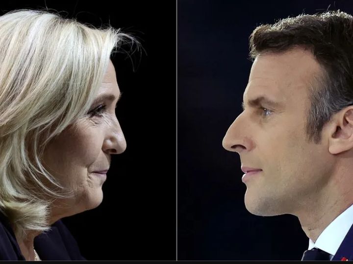 Emmanuel Macron y Marine Le Pen se miden en un debate a días del balotaje en Francia