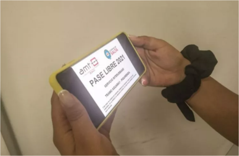 Vuelve a funcionar el boleto gratuito en Salta