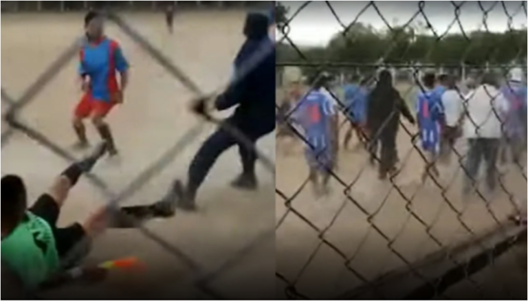 Feroz golpiza a dos árbitros en Salta