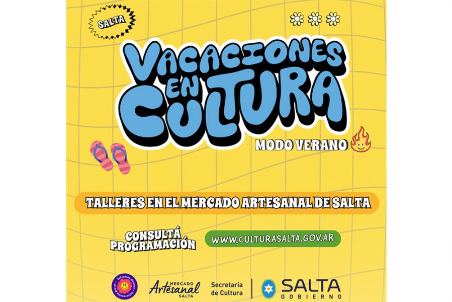 Talleres de verano en el Mercado Artesanal de Salta