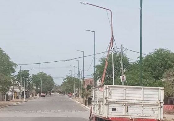 Nuevo alumbrado público en las localidades de Embarcación: Dragones y Hickman