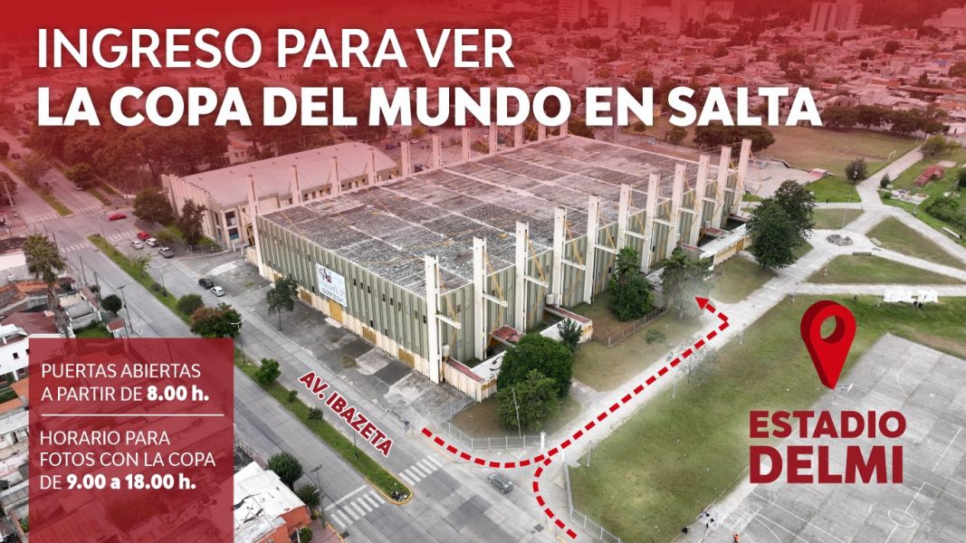 Copa del Mundo en Salta: las puertas del Delmi abrirán a las ocho