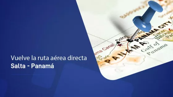 Gustavo Sáenz anunció la reactivación de la ruta aérea Salta – Panamá con Copa Airlines