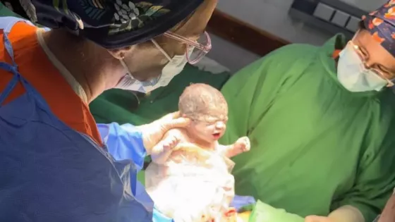 Después de ocho años, se produjo el nacimiento de trillizos en el hospital Materno Infantil
