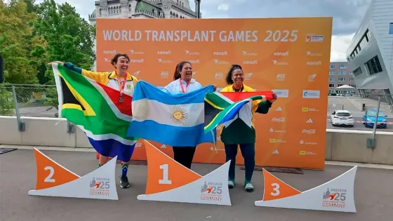 Una salteña ganó una medalla de oro en los Juegos Mundiales de Trasplantados en Alemania