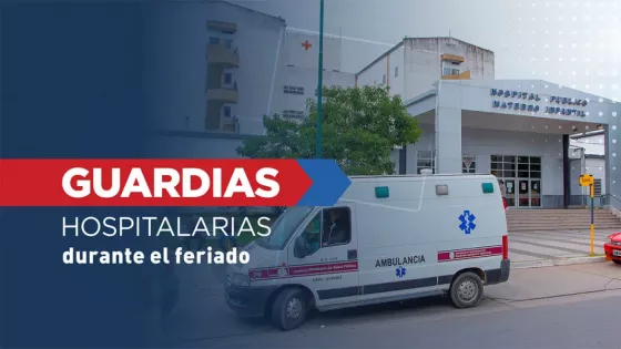 Los servicios de salud pública trabajarán con guardias para urgencias durante el feriado