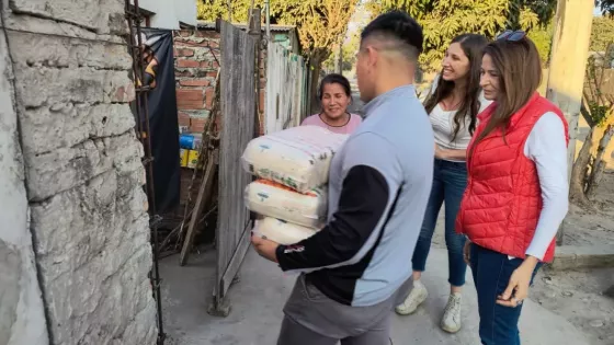 Inició una nueva entrega de alimentos a merenderos del departamento San Martín