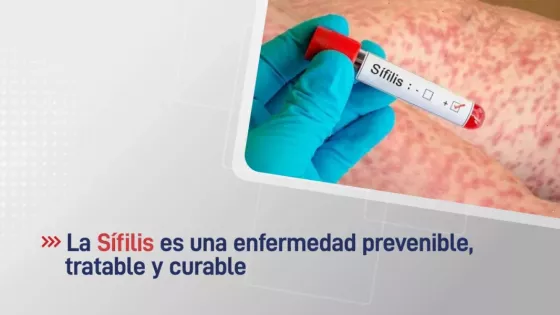Los jóvenes adultos concentra la mayor incidencia de casos de sífilis en la provincia