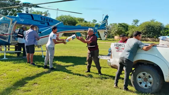 Rivadavia Banda Norte: Desarrollo Social asistió con más de 13 mil kilos de alimentos secos