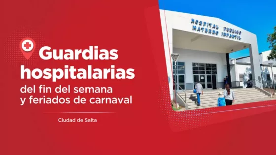 Más de 4800 personas fueron asistidas en guardias hospitalarias durante el fin de semana de carnaval