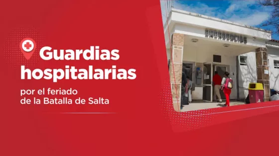 Cómo funcionarán los organismos de Salud Pública por el feriado de la Batalla de Salta