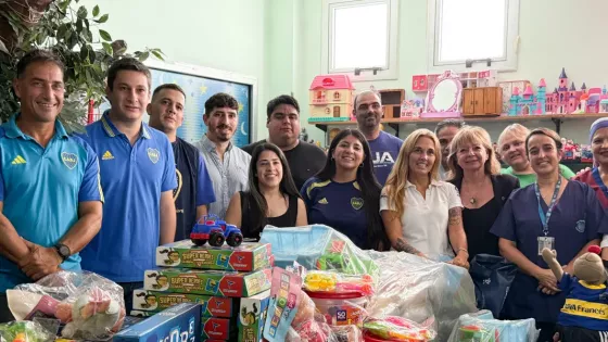 Se desarrolló un encuentro solidario en el hospital Materno Infantil con autoridades deportivas