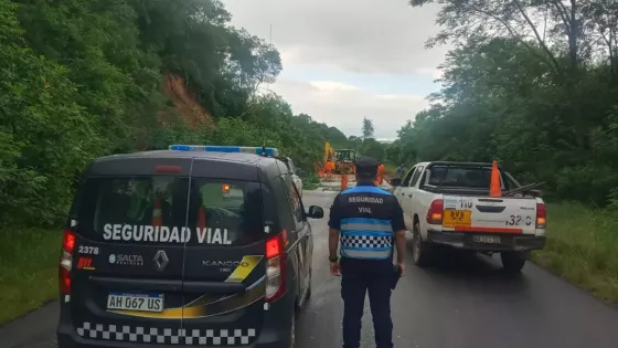 Sectores afectados por el temporal fueron relevados por Seguridad Vial